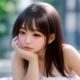 用户夏日追剧控头像，年轻女性用户形象